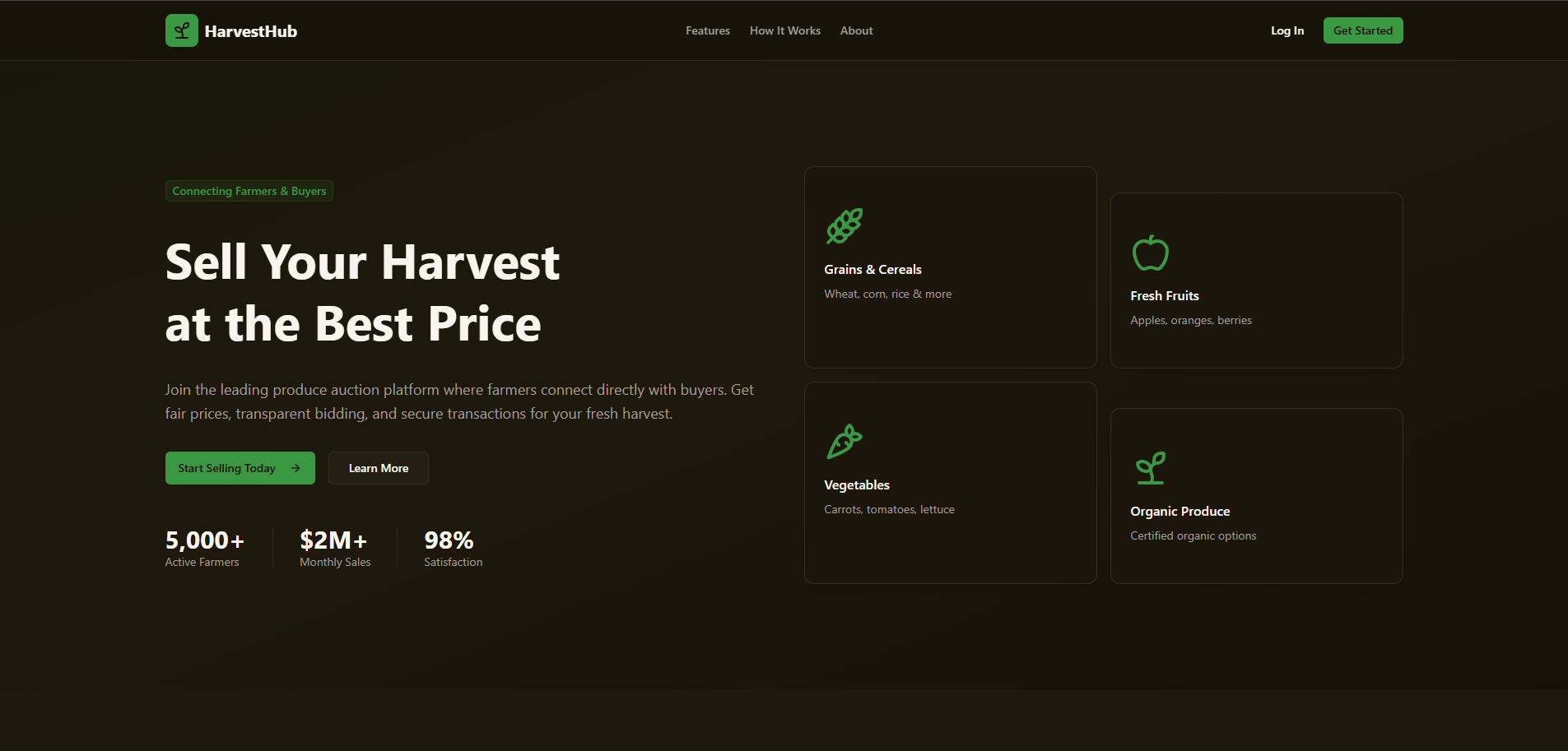 AgriApp project screenshot
